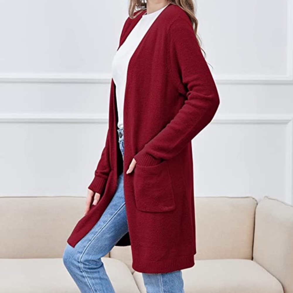 A New Day Maroon Duster Cardigan. XS.